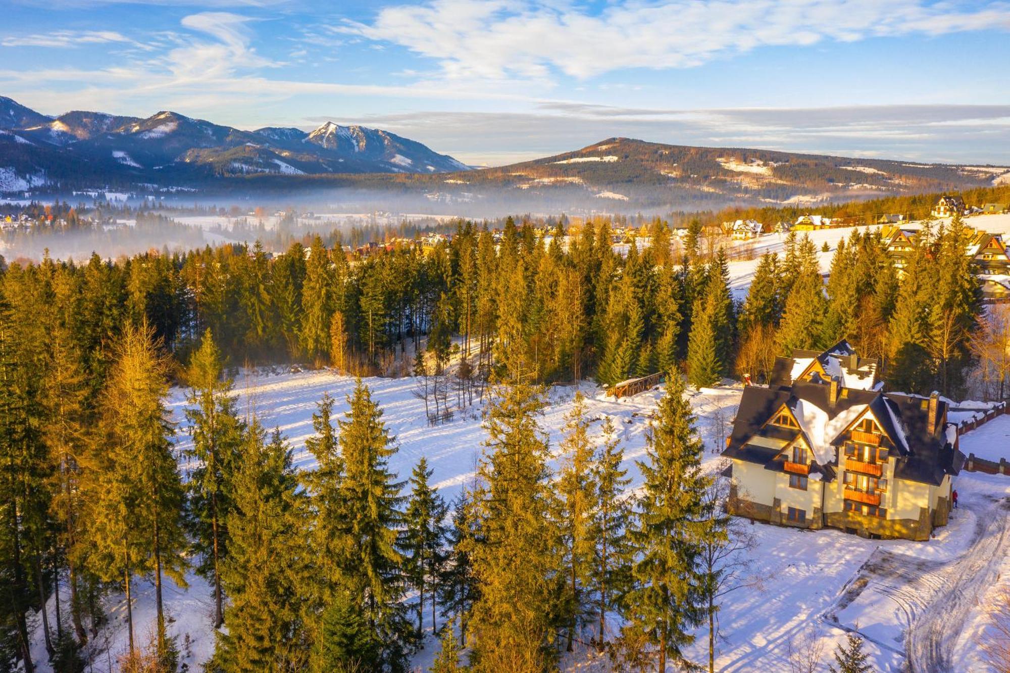Willa Na Polanie Z Jacuzzi Kościelisko Exteriér fotografie